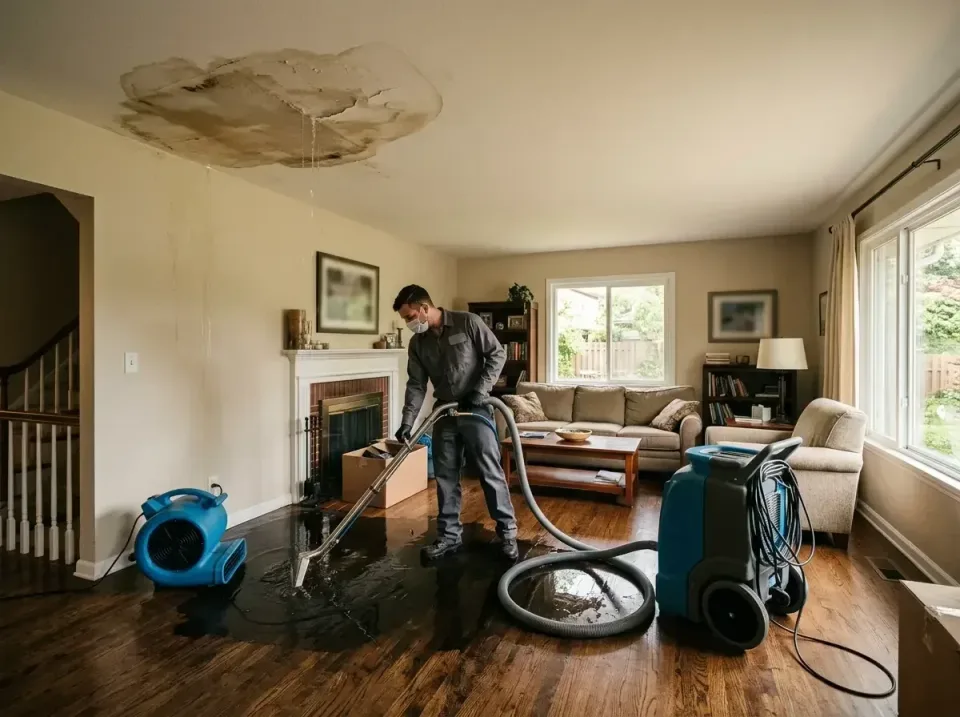 attic-pipe-burst-ceiling-drip-008 — frequently asked questions, Water Damage Restoration & Carpet Care in Brownsville, FL